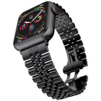 For Apple Watch Ultra 49mm / Series 8&7 45mm / SE 2&6&SE&5&4 44mm / 3&2&1 42mm / Black
