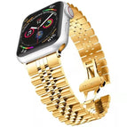 For Apple Watch Ultra 49mm / Series 8&7 45mm / SE 2&6&SE&5&4 44mm / 3&2&1 42mm / Gold