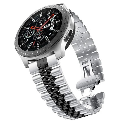 Five Beads Stainless Steel Watch Band Replacement 20mm 22mm