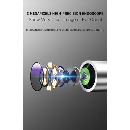 Bebird Ear Endoscope Wireless Visual Ear Spoon for Ear Inspection