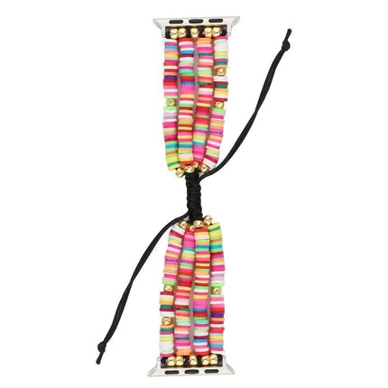 Bohemian Ceramic Beaded Apple Watch Band Strap 44mm 42mm