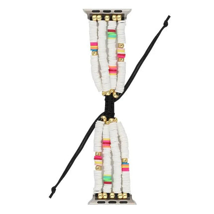 Bohemian Ceramic Beaded Apple Watch Band Strap 44mm 42mm