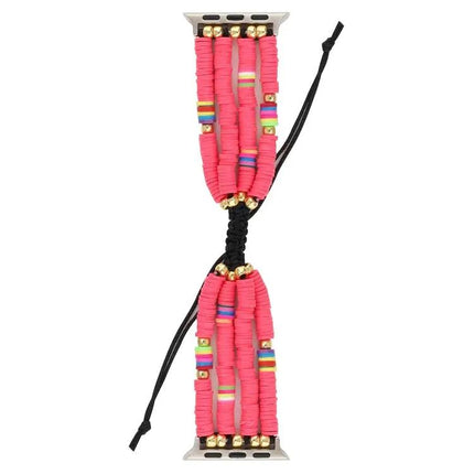 Bohemian Ceramic Beaded Apple Watch Band Strap 44mm 42mm