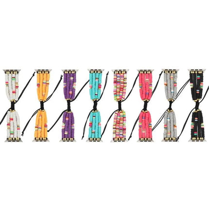Bohemian Ceramic Beaded Apple Watch Band Strap 44mm 42mm
