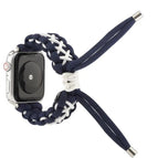 For Apple Series 7 45mm / 6 & SE & 5 & 4 44mm / 3 & 2 & 1 42mm / Royal Blue White