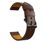 Coffee Leather Line Orange Point