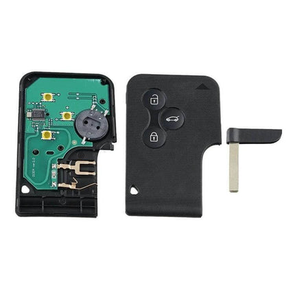 Car Key for Renault Megane and Scenic 2003-2008 Models - replacement 3-button remote key shell with blade and PCB