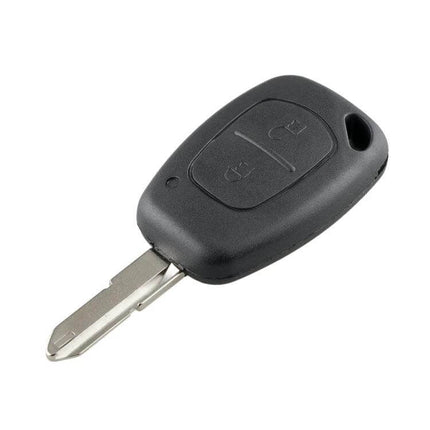 Replacement Car Remote for Renault Vehicles with 2 Buttons - black 2-button key fob, 434MHz replacement remote for lost or damaged Renault key