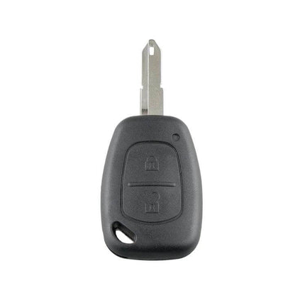 Replacement Car Remote for Renault Vehicles with 2 Buttons - black 2-button key fob, 434MHz replacement for lost or damaged remote