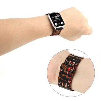 Ethnic Nylon Buckle Apple Watch Band 38/40/41/42mm