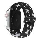 For Apple Watch Series 7 41mm / 6 & SE & 5 & 4 40mm / 3 & 2 & 1 38mm / Black White