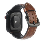 For Apple Watch Series 7 41mm / 6 & SE & 5 & 4 40mm / 3 & 2 & 1 38mm / Dark Brown