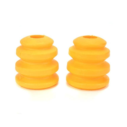 2-Pack Polyurethane Front Shock Absorber For Cadillac And Chevrolet orange polyurethane front bumper set, two-piece protective buffer for front suspension