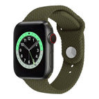 For Apple Watch Series 7 41mm / 6 & SE & 5 & 4 40mm / 3 & 2 & 1 38mm / Dark Olive Green