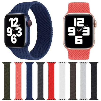 Silicone Woven Single-Turn Apple Watch Band 38/40/41mm S/M/L