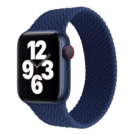 Silicone Woven Single-Turn Apple Watch Band 38/40/41/42/44mm