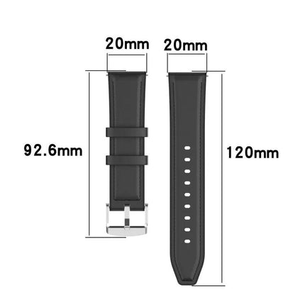 20mm Silicone Leather Watch Band For Samsung Galaxy Watch 3