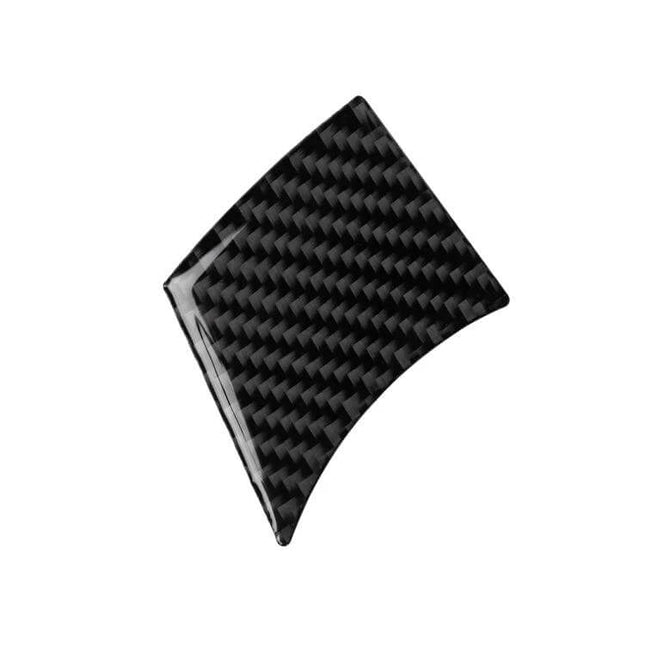 Carbon Fiber Steering Wheel Decorative Sticker for Nissan 350Z 2006-2009 — glossy carbon fiber trim piece for steering wheel accent