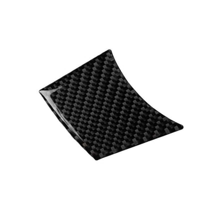 Carbon Fiber Steering Wheel Decorative Sticker for Nissan 350Z 2006-2009 - Black Carbon Fiber Accent Piece