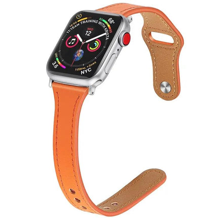 Leather Replacement Watch Band For Apple Watch 41mm 45mm