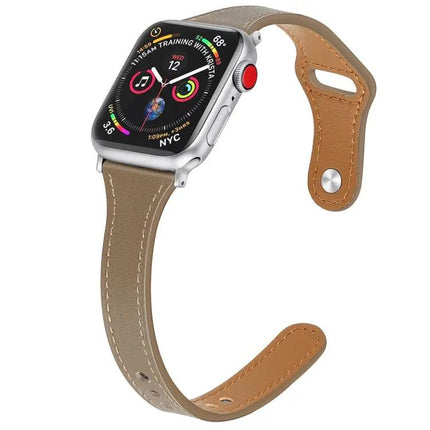 Leather Replacement Watch Band For Apple Watch 41mm 45mm