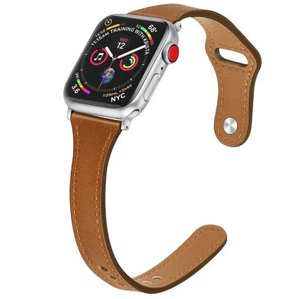 Leather Replacement Watch Band For Apple Watch 41mm 45mm