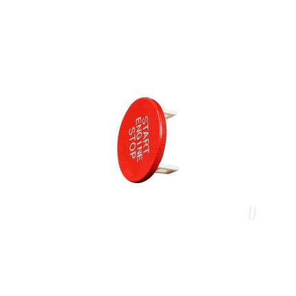 Push Button Start For BMW Three Series Car Interior Accessory red START ENGINE STOP button replacement for worn starter area, retrofit-ready