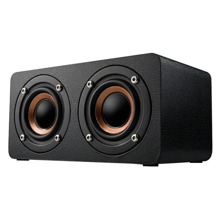 Wooden Bluetooth Speaker Natural Finish For Home Background Music compact natural wood Bluetooth speaker for desk