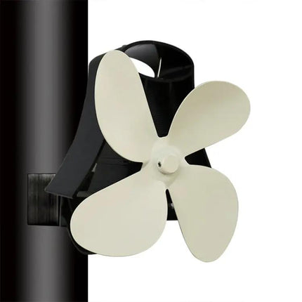 Quiet Aluminum Heat-Powered Fan for Fireplace Air Circulation