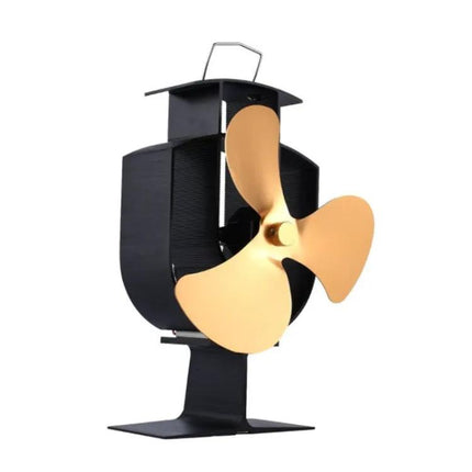 Heat-Powered Fireplace Fan for Efficient Stove Heat Distribution
