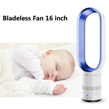 16 Inch Leafless Desk Fan With Remote For Home And Office