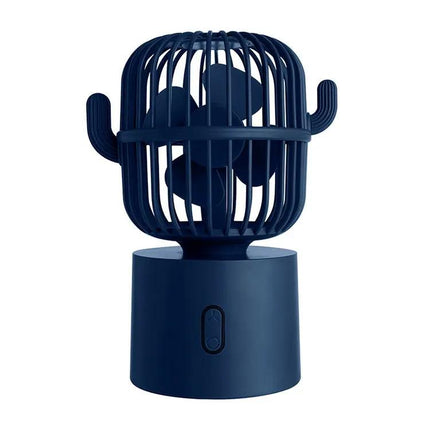Cactus Portable Mini USB Fan With Oscillating Head For Desk