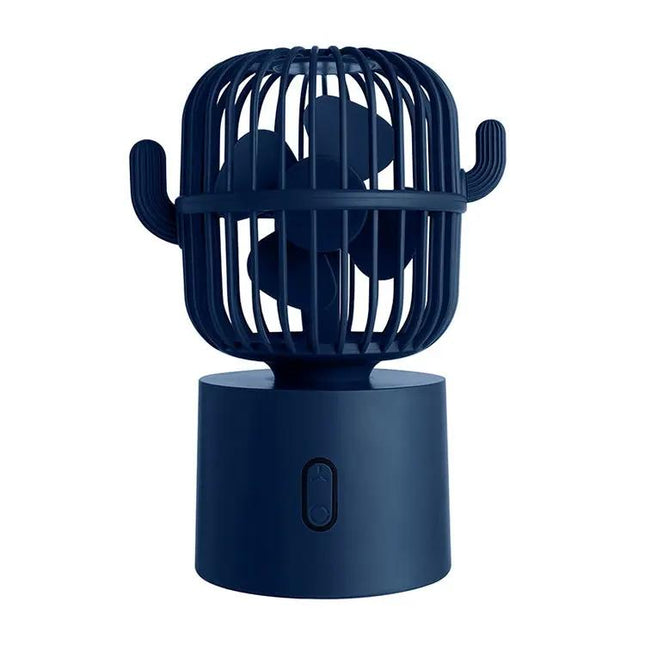 Cactus Portable Mini USB Fan With Oscillating Head For Desk