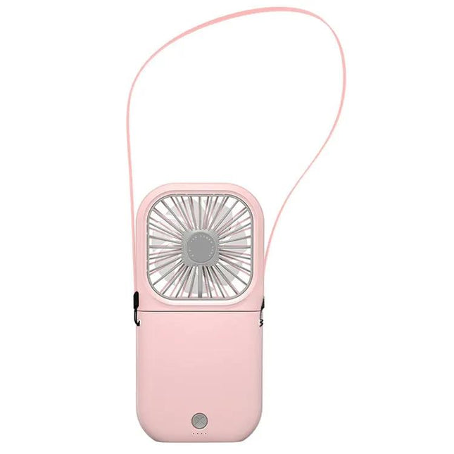 Foldable Portable Handheld Neck And Desktop Fan With USB