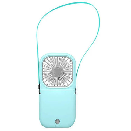 Foldable Portable Handheld Neck And Desktop Fan With USB