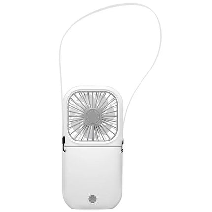 Foldable Portable Handheld Neck And Desktop Fan With USB