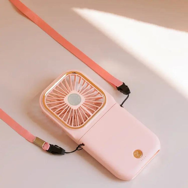 Portable F30 Hanging Neck and Handheld Fan for Daily Cooling