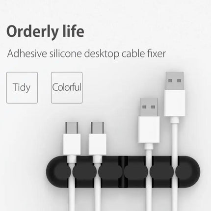 ORICO Silicone Cable Manager for Everyday Desk Organization | Syndmart