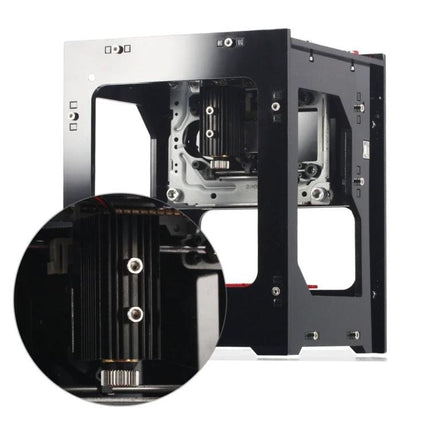 NEJE Blue Laser Module for DIY Engraving on Wood and Plastic compact 405nm engraving module mounted in open black metal frame