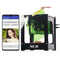 NEJE Bluetooth Laser Engraver for Creative DIY Projects showing smartphone app and green safety shield on compact engraving machine