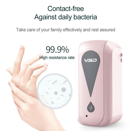 Automatic Touchless Spray Dispenser for Home Sanitizing countertop infrared sensor sanitizer dispenser in pink for hands