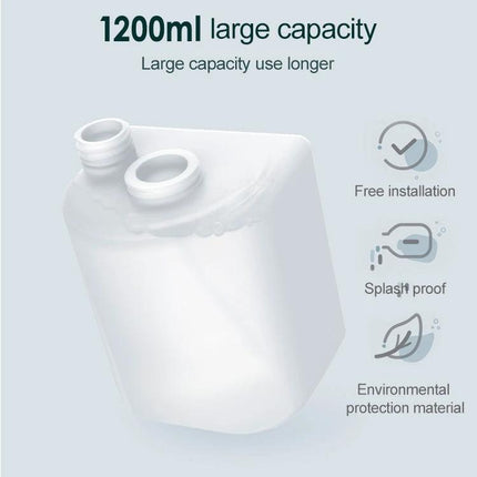 Automatic Touchless Spray Dispenser for Home Sanitizing refill bottle 1200ml large capacity splash proof environmental material