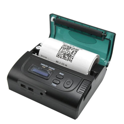 Portable Bluetooth Thermal Receipt Printer for Delivery Services compact mobile printer printing QR code receipts for delivery drivers