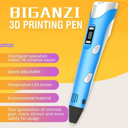 Hand-Held 3D Printing Pen for Art and Design with UK Plug
