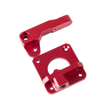 Creality All-Metal Bowden Extruder Kit for Ender-3 Series 3D Printers - red anodized aluminum mounting parts