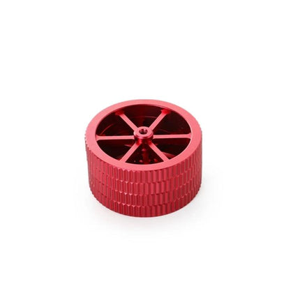 Creality Aluminum Leveling Nut for Ender-3 3D Printers - red anodized aluminum leveling knob, corrosion‑resistant upgrade for precise bed calibration