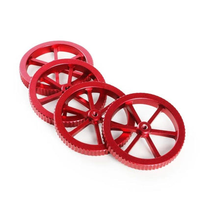 Creality Aluminum Leveling Nut for Ender-3 3D Printers red anodized aluminum hand wheels set for precise bed leveling and corrosion resistance