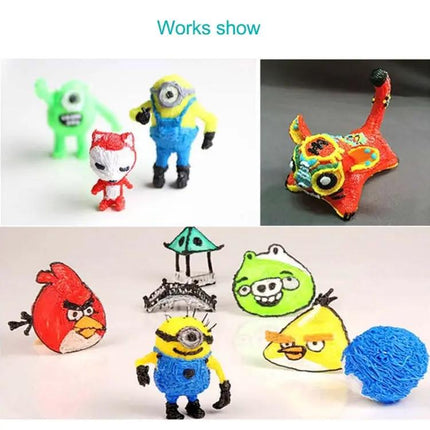 3D Printing Pen for Kids Creative Drawing with LCD Display