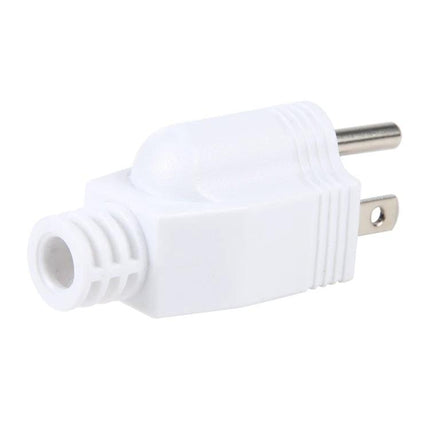 Universal US Wall Plug Adapter for Travel and Appliances white replacement plug for cords and appliances