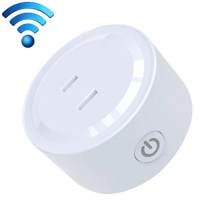 WiFi Smart Socket with App Control and Scheduling Features - white compact plug with app scheduling and remote smartphone control